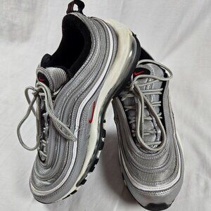 Nike Air Max 97 OG Silver Bullet 2022 Metallic‎ Sneakers Women's 9